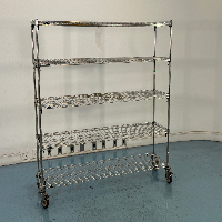 6' Portable Wire Shelving Unit image 1
